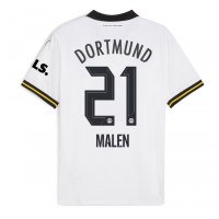 Camisa de Futebol Borussia Dortmund Donyell Malen #21 Equipamento Alternativo 2024-25 Manga Curta